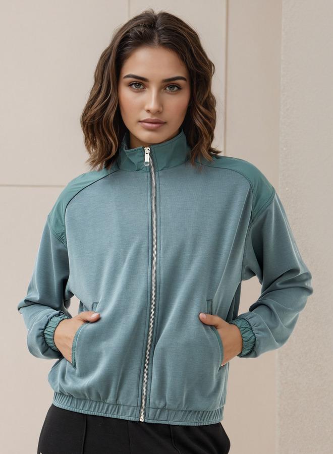 Kappa Regular Fit Zip Through Jacket - Image 1