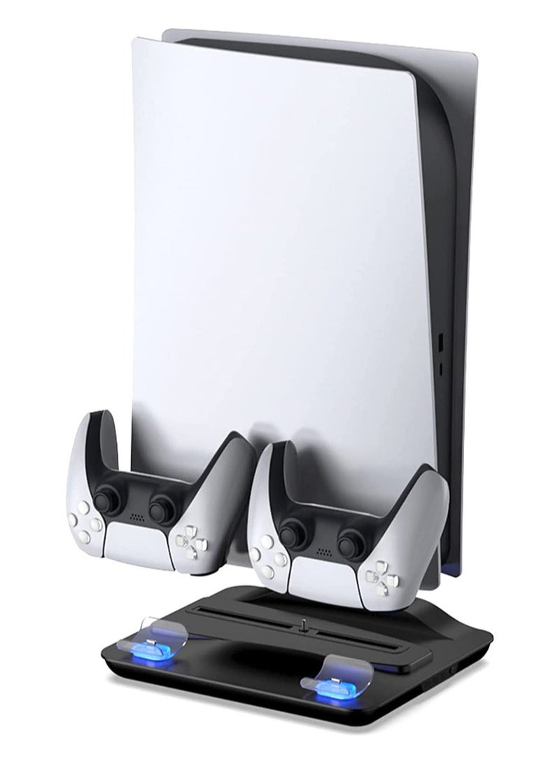 MissTiara محطة نظام مراوح التبريد لـ PS5 - نظام تبريد فعال لـ PlayStation 5 مع محطة شحن ومؤشر LED - Image 3