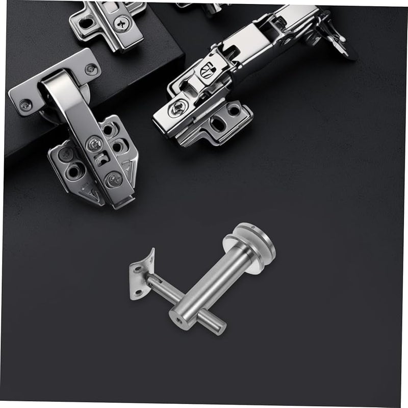 قوس درابزين من الفولاذ المقاوم للصدأ مع حاجز زجاجي - دعامة درابزين - إكسسوار سلالم عصري - سهل التركيب - Image 5