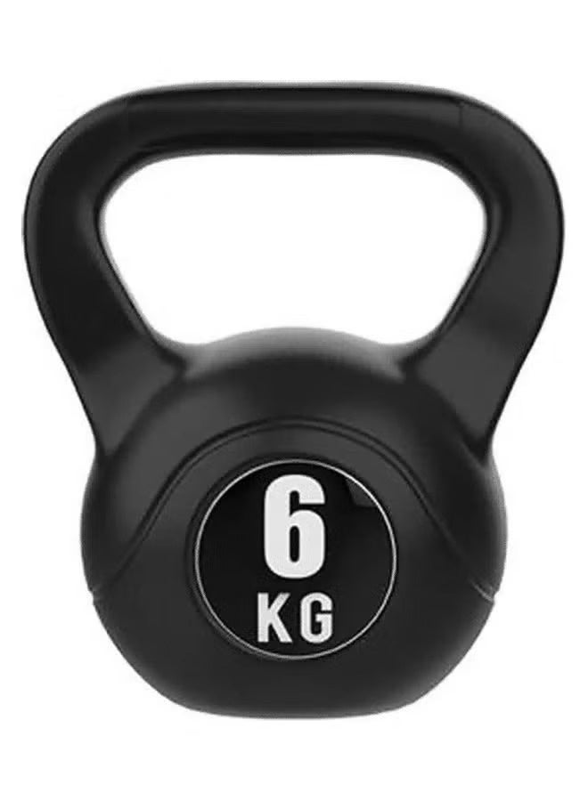 Fitness Kettlebell 6kg for Male And Female Muscle Training Lifting and Strength Training,In Home Gym -Black - Image 1