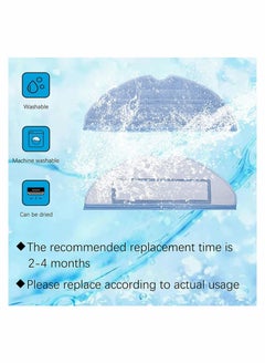 Y&D 10 Pieces Mop Head Replacement Wet Dust Heads 10Pcs Cleaning Pads Microfiber for S7 T7S T7 Plus Accessories Hardwood Floor  - Image 3