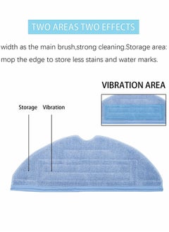 Y&D 10 Pieces Mop Head Replacement Wet Dust Heads 10Pcs Cleaning Pads Microfiber for S7 T7S T7 Plus Accessories Hardwood Floor  - Image 4