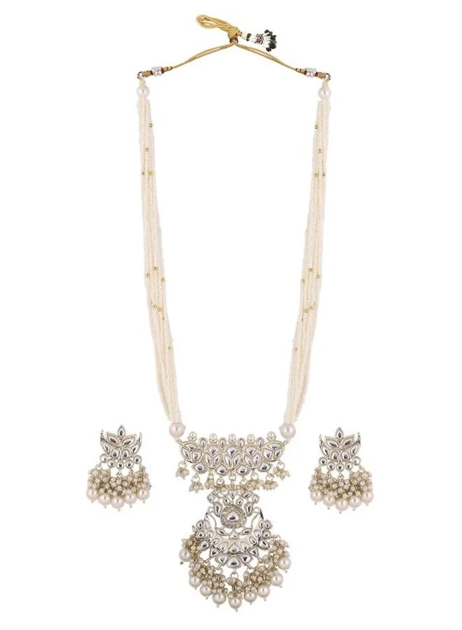 برياسي Beaded QuadLayered Necklace