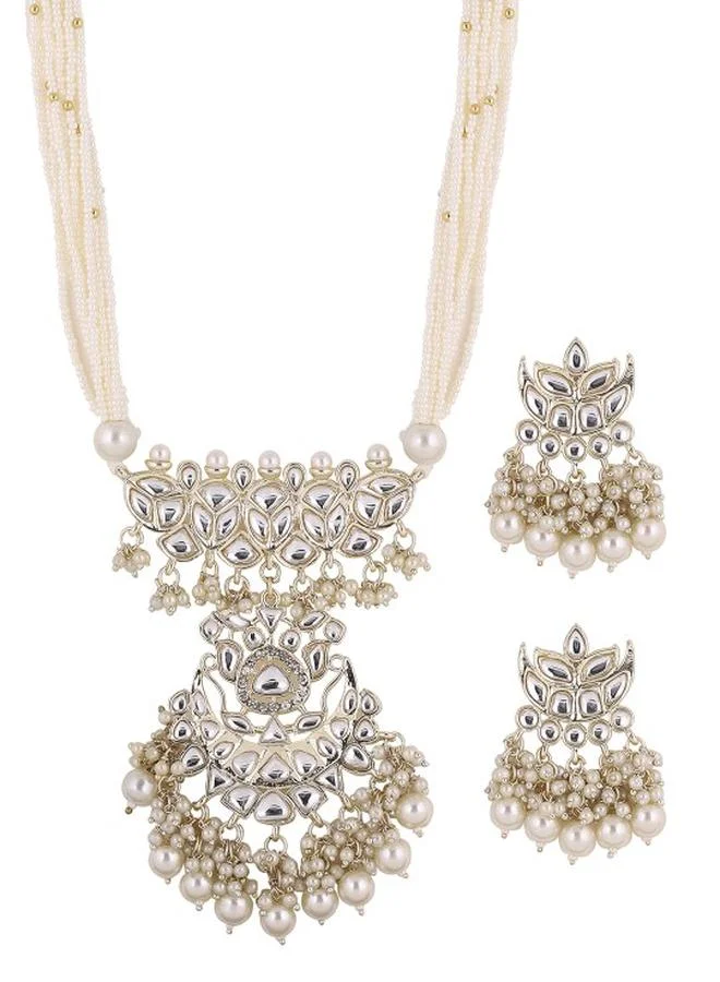 برياسي Beaded QuadLayered Necklace