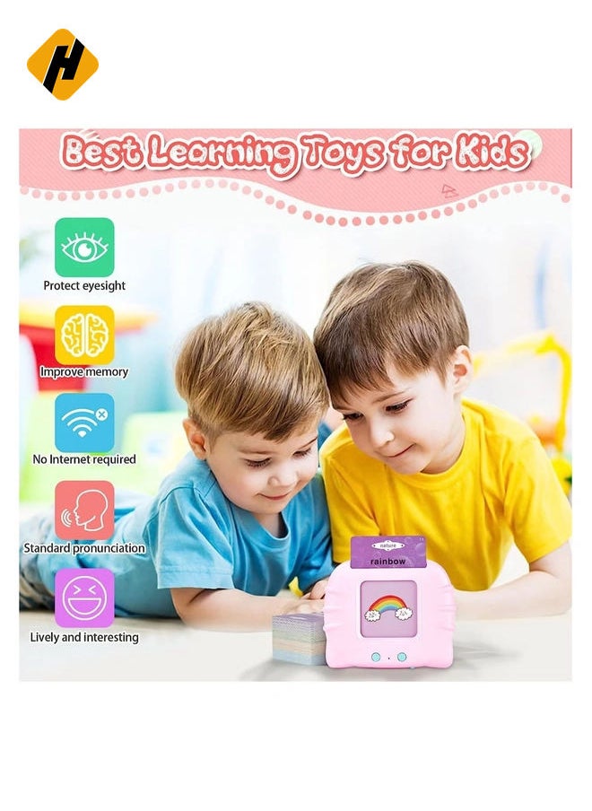 HuHa Talking Flash Cards Learning Toys,Educational Toddlers Toys for 1 2 3 4 5 6 Year Old Boys Girls,Preschool Montessori Toys with 112 Talking Baby Flash Cards 224 Words,  - Image 4