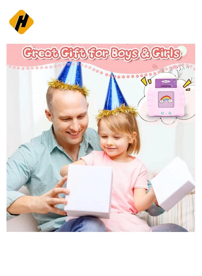 HuHa Talking Flash Cards Learning Toys,Educational Toddlers Toys for 1 2 3 4 5 6 Year Old Boys Girls,Preschool Montessori Toys with 112 Talking Baby Flash Cards 224 Words,  - Image 5