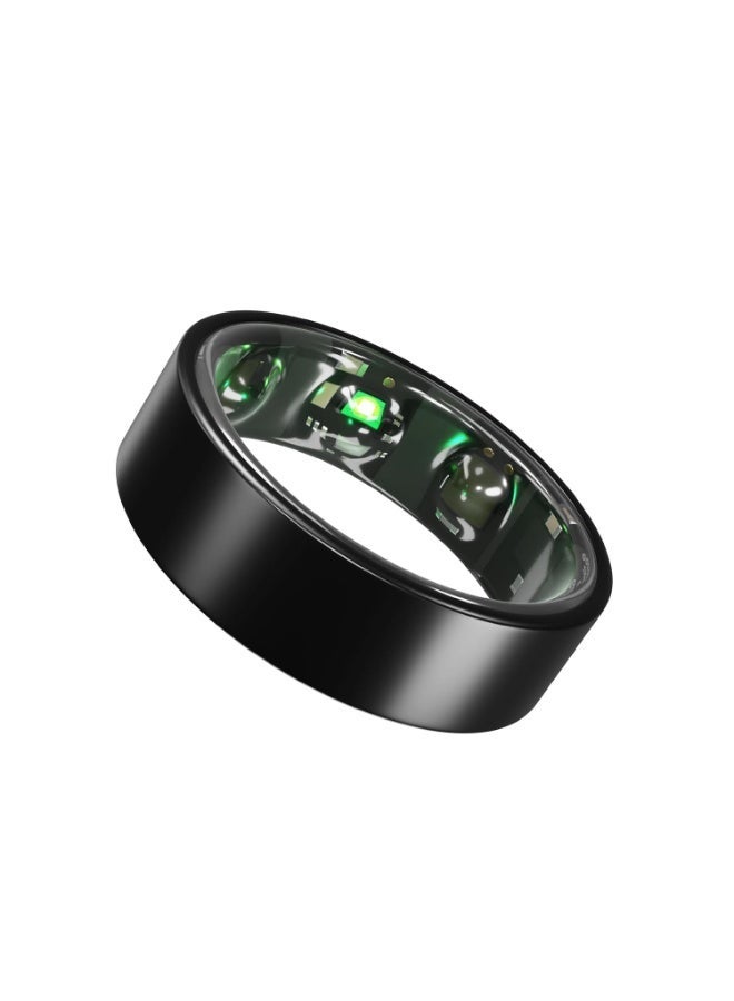 Gabit Smart Ring | Sleep, Fitness, Nutrition, Stress | Buy Sizing Kit First | Best Smart Ring | Track Recovery, HRV, VO2 Max | Ring for Men & Women | Titanium, Matte Black 7 - Image 1