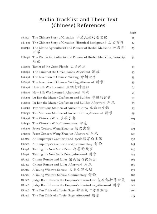 Chinese Folktales for Language Learners : Famous Folk Stories in Chinese and English (Free online Audio Recordings) - Image 4