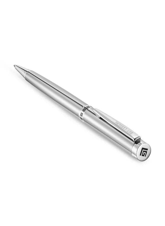 Guy Laroche Romain Stainless Steel Pen with Stainless Steel Trims