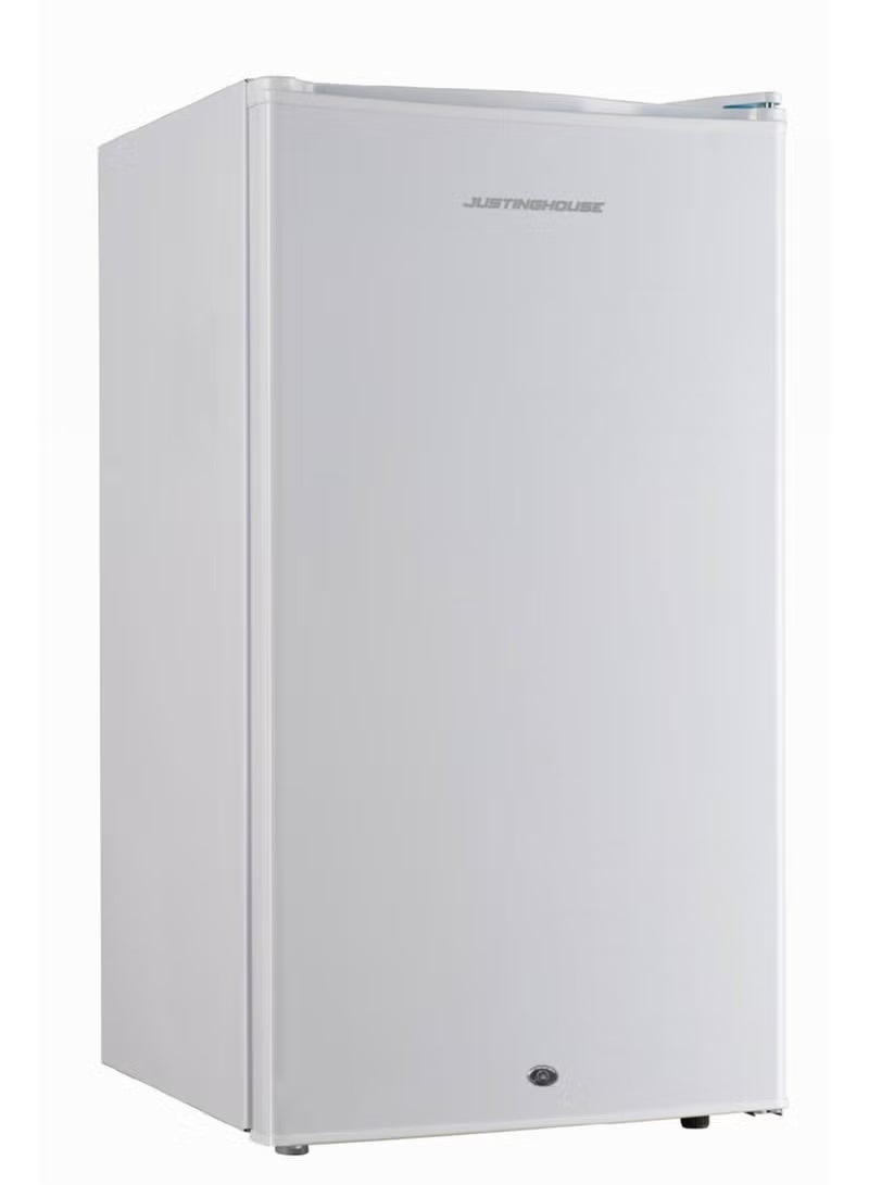 جوستنج هاوس ثلاجة باب واحد، سعة 86 لترًا مع منظم للتحكم في درجة حرارة الثلاجة - أبيض - JSRF-99D - Image 3