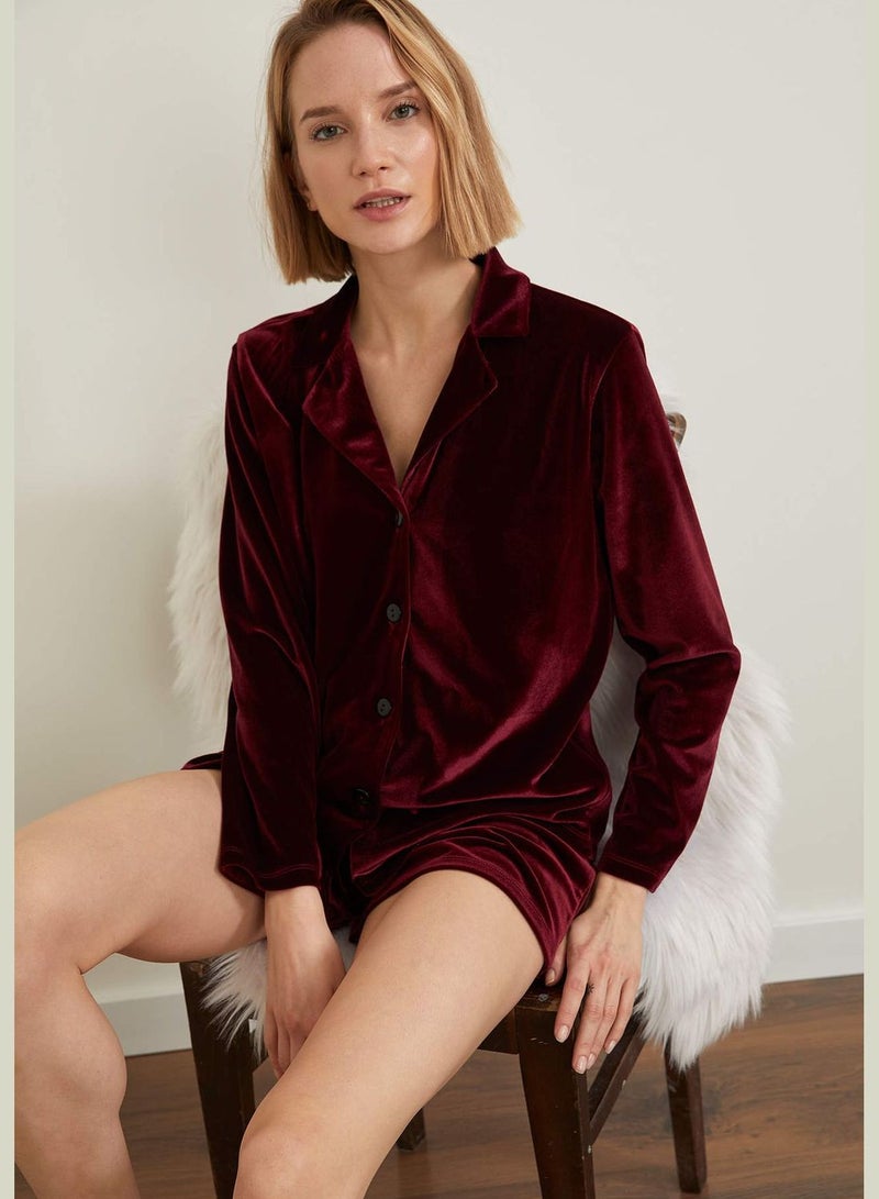 DeFacto Woman Homewear Regular Fit Shirt Neck Knitted Tops - Image 1