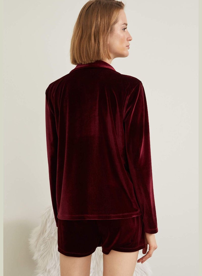 DeFacto Woman Homewear Regular Fit Shirt Neck Knitted Tops - Image 3