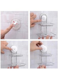 DRAMA HOME 2-Piece Zinc Plated Metal Soap Holder 17x13.5 centimeter  - Image 5