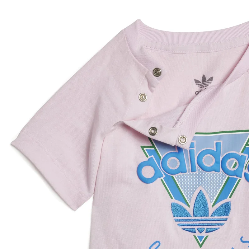 adidas adidas SHORT TEE SET Pink Originals Kids SUITS