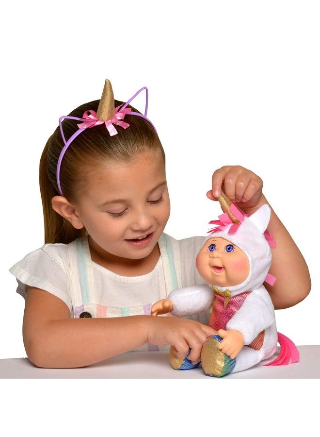 Cabbage Patch Kids Cpk And Me 9" Sparkle Unicorn Cutie Doll And Matching Unicorn Headband Accessory - Image 5