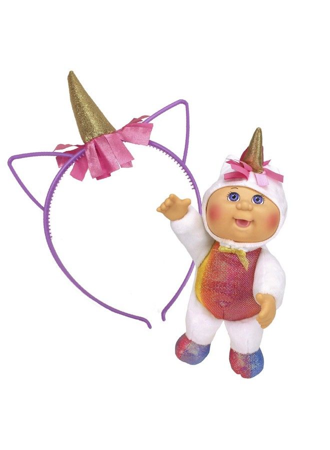 Cabbage Patch Kids Cpk And Me 9" Sparkle Unicorn Cutie Doll And Matching Unicorn Headband Accessory - Image 3