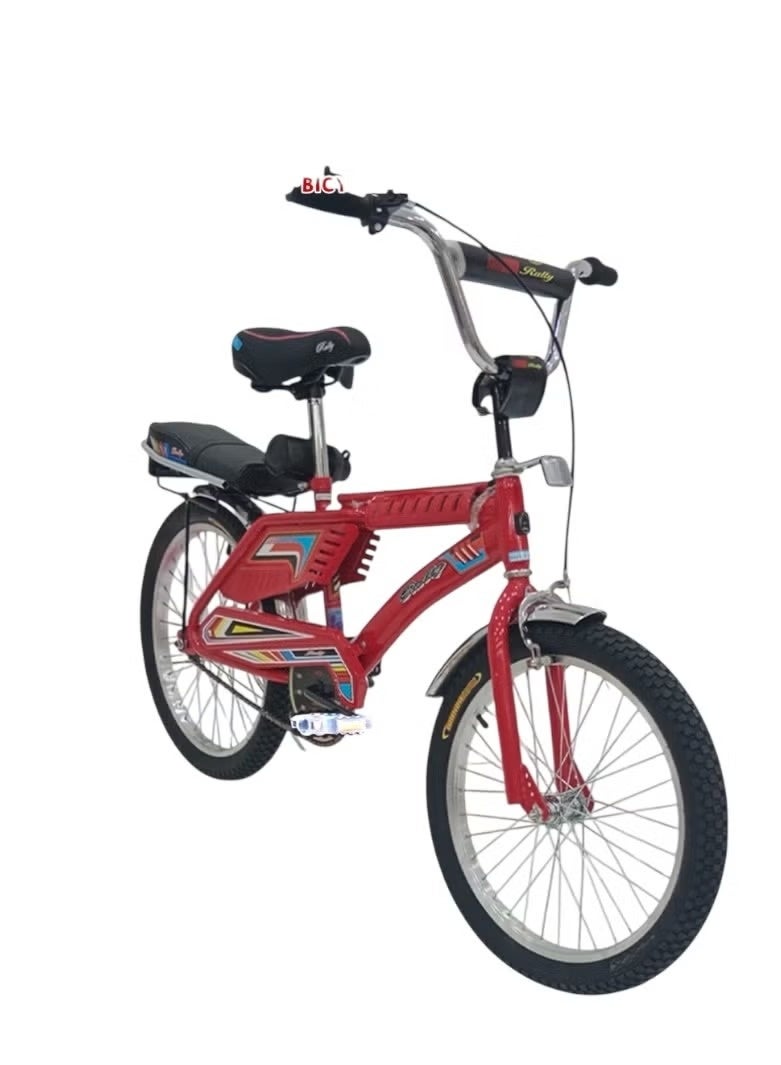 Rambo Freestyle Kids Bike with Dual Seats – 20 Inch | Indonesian Design | Adjustable Seat | Air Filled Tires | Hand & Rear Brakes | For Ages 8+