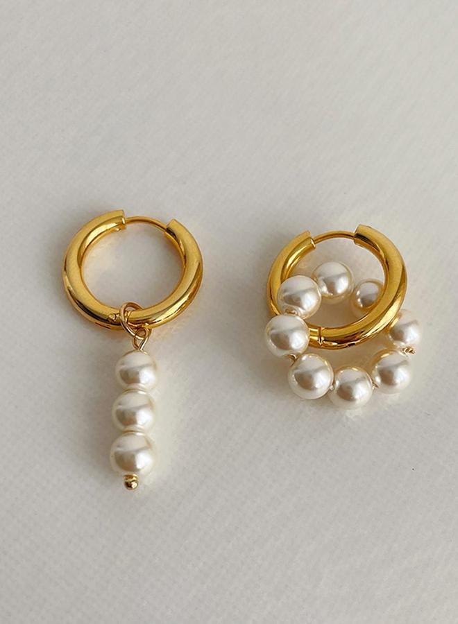 Styli Faux Pearl Drop Earrings