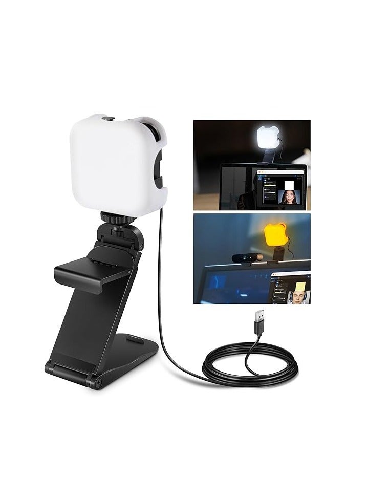 نيوير مصباح تدفق LED من NEEWER مع التحكم في تطبيق Mac/PC، حامل وحامل شاشة 2 في 1، إضاءة فائقة السطوع 2900K-7000K USB للكمبيوتر المحمول وكاميرا ويب للبث ومؤتمرات الفيديو واجتماعات التكبير، PL81 PRO - Image 1