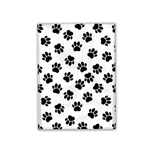 Pro Supply Global Black Paw Prints Designer Poly Mailers – 100 Packs 10"x13" - Ideal Waterproof Self-Sealing Polymailers, Tear-Resistant Shipping Bags, & Printed Mailing Envelopes for Small Business. - Image 2