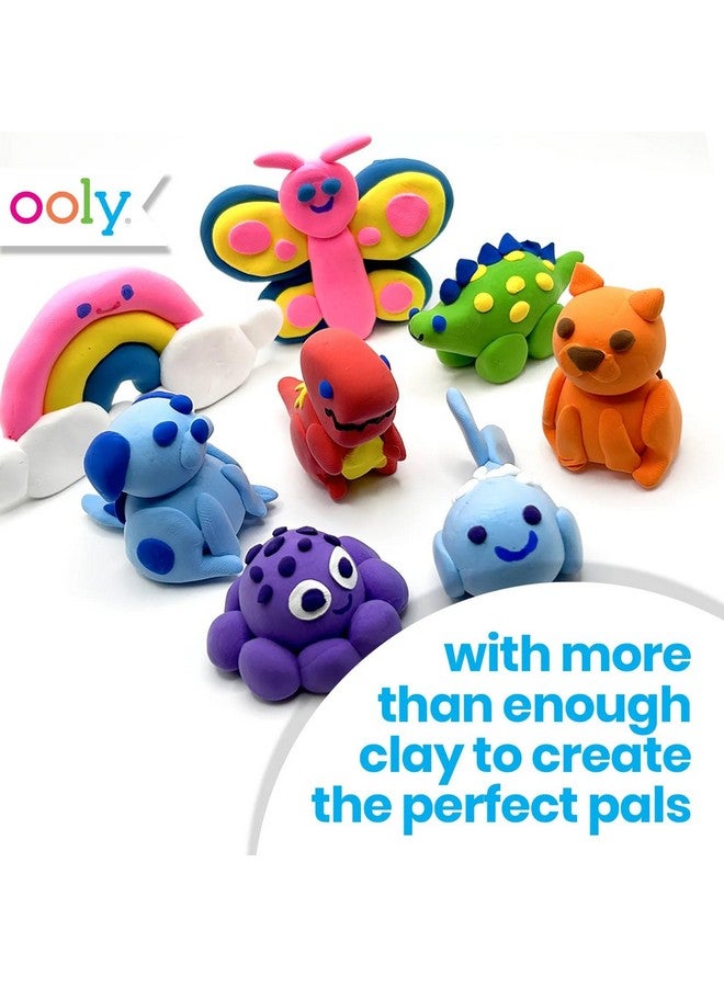 Ooly Creatibles, 16 Colors Air Dry Clay Expansion Set for Kids Crafts, Modeling Clay in 16 Colors, 4 Tubs, Craft Supplies for Kids, Air Dry Clay DIY Art Expansion Set for Kids Ages 6 and Up - Image 4