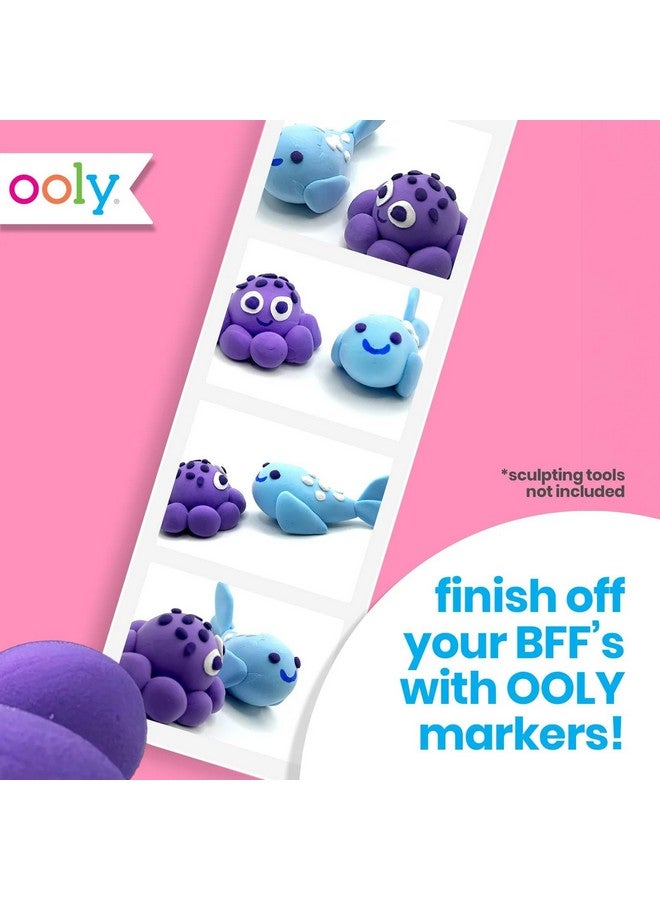 Ooly Creatibles, 16 Colors Air Dry Clay Expansion Set for Kids Crafts, Modeling Clay in 16 Colors, 4 Tubs, Craft Supplies for Kids, Air Dry Clay DIY Art Expansion Set for Kids Ages 6 and Up - Image 5