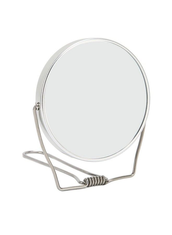 Betued Double Sided Vanity Mirror Make Up Mirror 360° Rotatable Design Aluminum Frame Wrapped In Stainless Steel Bracket  - Image 1