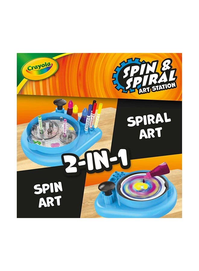 Crayola محطة فنون الدوران واللولب، آلة فن الدوران، فنون وحرف للأطفال من عمر 6 سنوات فما فوق - Image 3