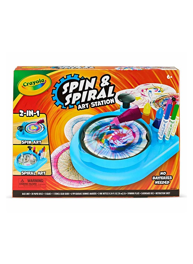 Crayola محطة فنون الدوران واللولب، آلة فن الدوران، فنون وحرف للأطفال من عمر 6 سنوات فما فوق - Image 5