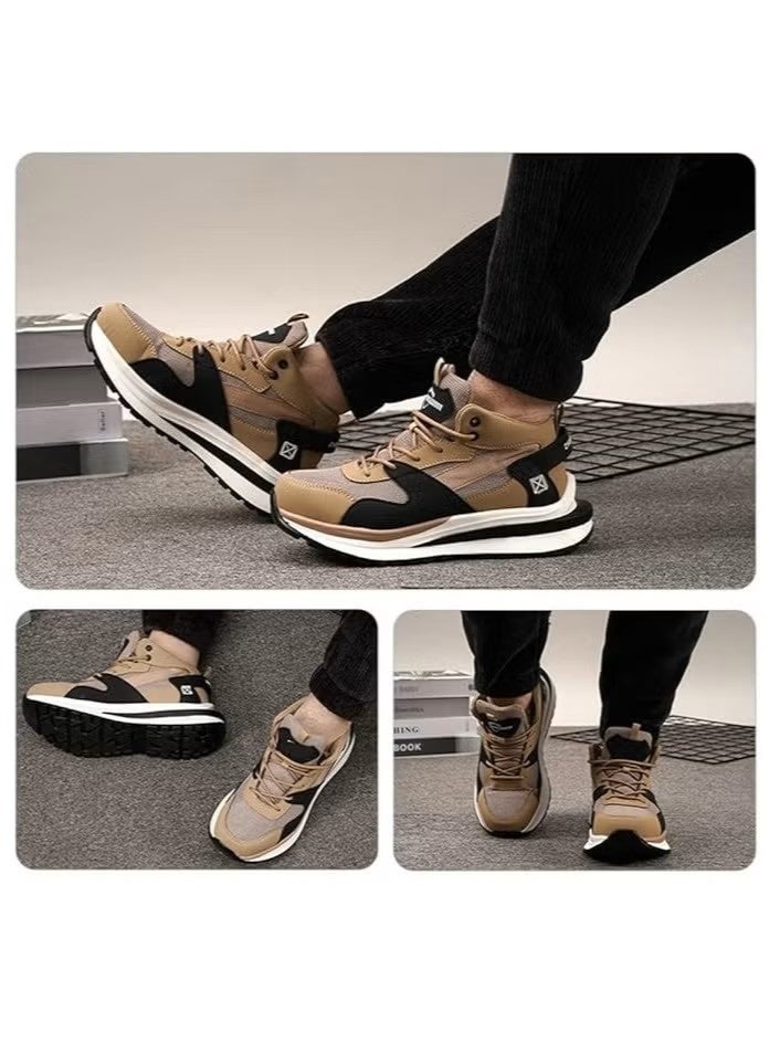 أرض العمل أحذية أمان برأس فولاذي للرجال من Workland مقاومة للانزلاق والثقب وخفيفة الوزن للأعمال - Image 4