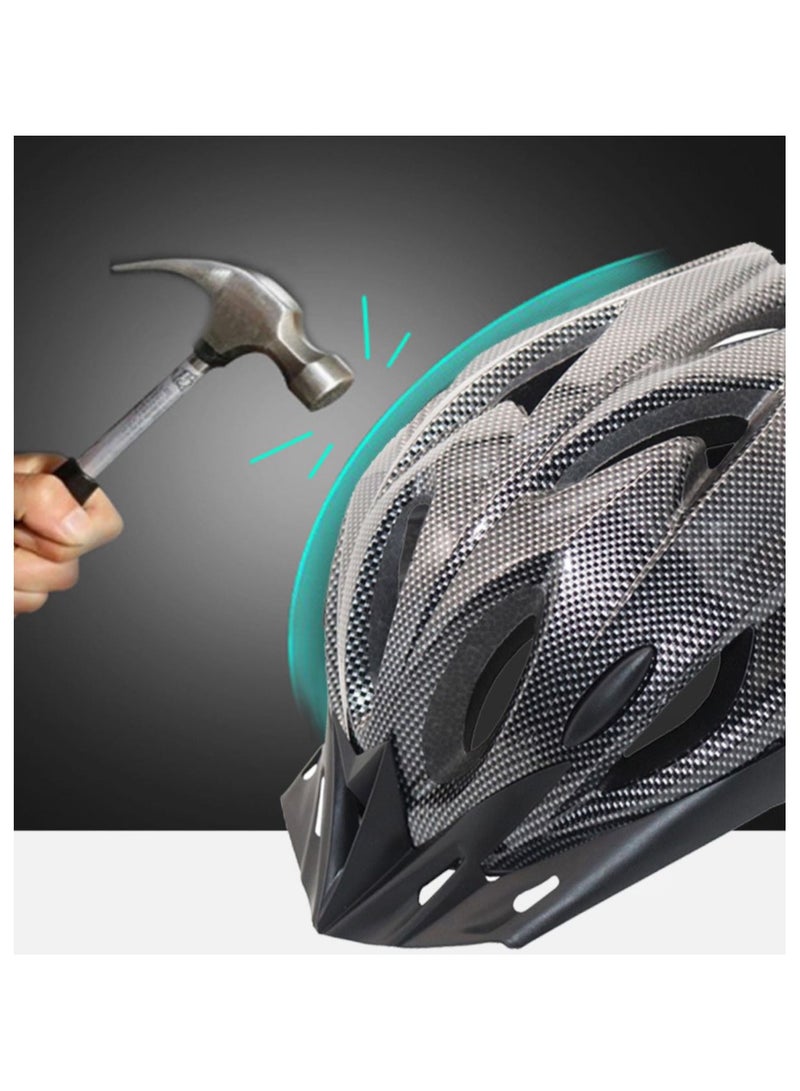 Goolsky Bike Helmet, Adult Bicycle Helmet Adjustable Size, Mountain Bike Helmets with Removable Sun Visor - Adult Road Bicycle Helmets Lightweight for Men Women Cycling - Image 4