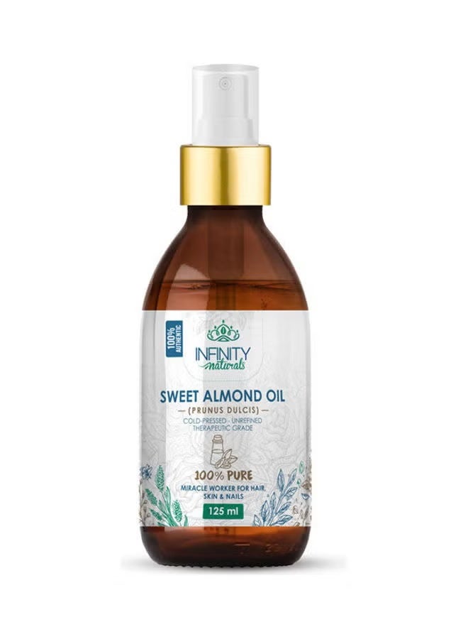 إينفينيتي زيت اللوز الحلو الطبيعي الأخضر 125 مل