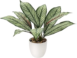 Briful Fake Potted Plants 13" Faux Plants Indoor Small Artificial Plants in Pots Silk Plants Decor for Home Table - Image 1