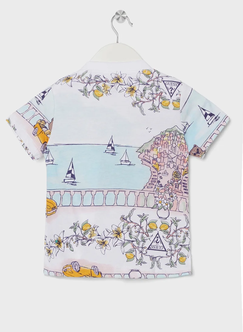 GUESS Infant Logo T-Shirt & Jersey Shorts Set