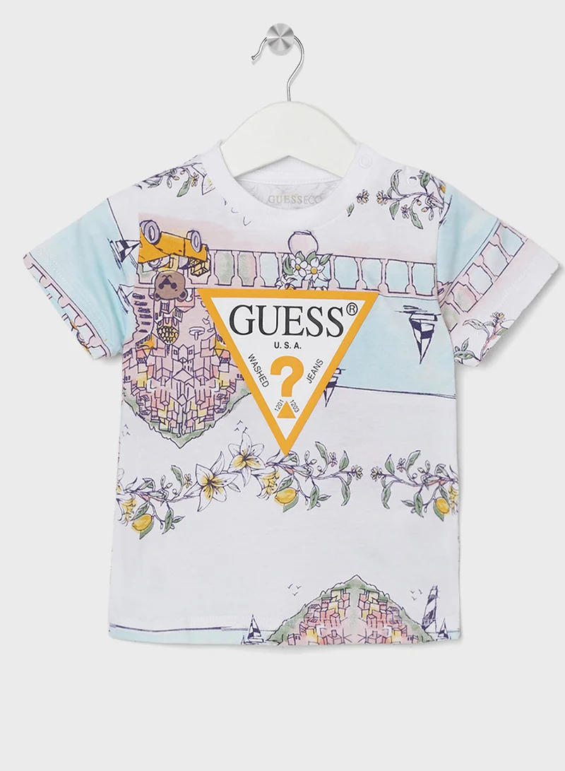 GUESS Infant Logo T-Shirt & Jersey Shorts Set