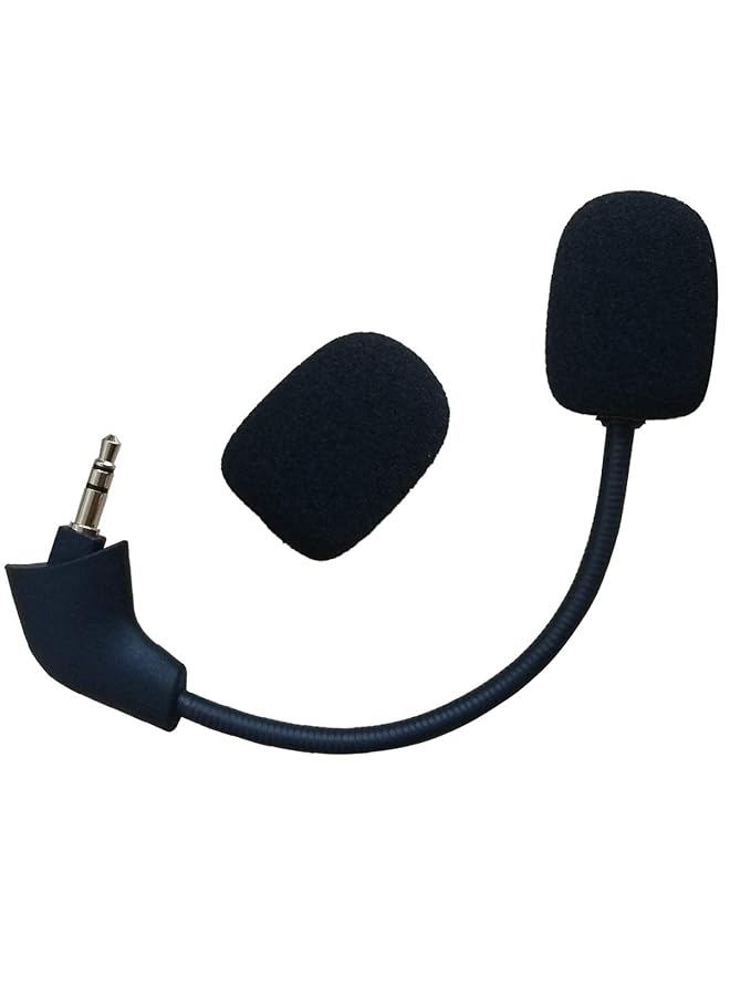 Replacement Mic For Kingston Gaming Headset Hyperx Cloud X Ii Hyperx Silver Game Headset 3.5Mm Detachable Microphone - Image 1