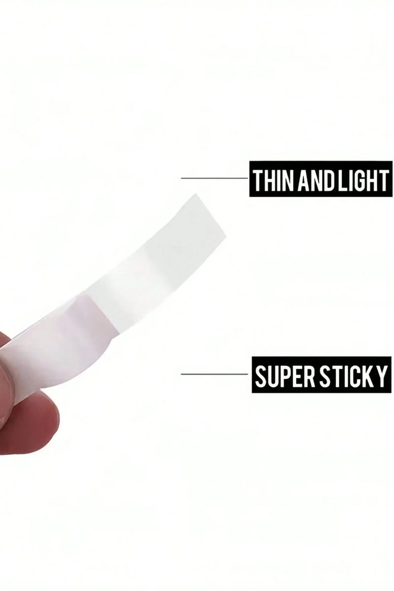 Invisible Hijab Double Tape Strips 36 Pieces – Double-Sided Adhesive for Pinless Hijab Styling – Skin-Safe and Easy to Use - Image 3