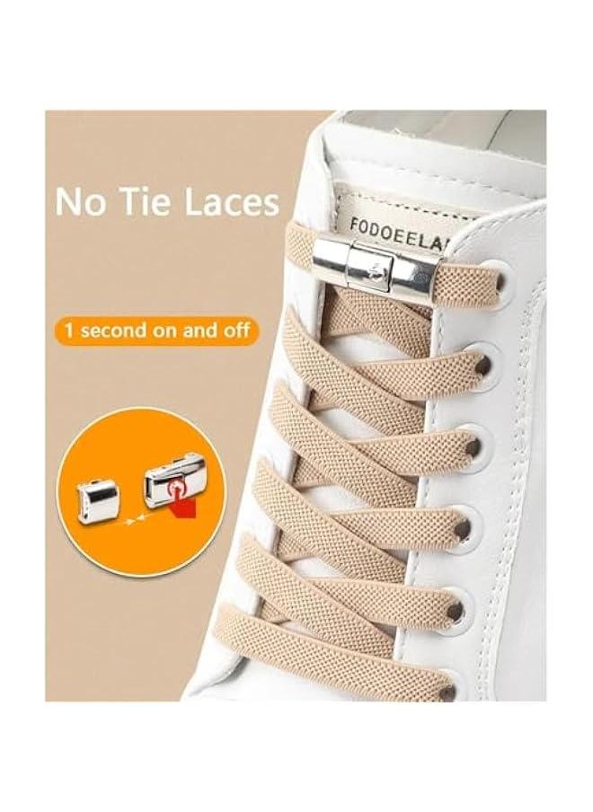 Elastic ShoeLace With Metal Press Buckle No Tie For Kids Adults Elderly Lazy Shoelaces For Athletic Sneakers Fits Board Shoes and Casual Shoes3 Pairs) - pzsku/Z06DA97EA38C10FBEE3AFZ/45/_/1726978558/1619aa76-e30b-411e-bee6-f6fb336d7b80