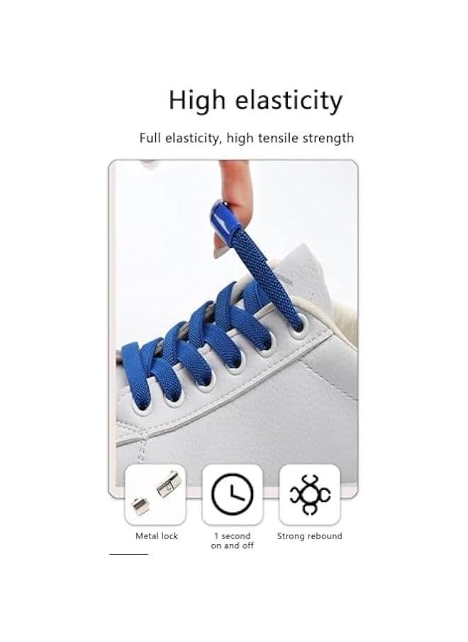 Elastic ShoeLace With Metal Press Buckle No Tie For Kids Adults Elderly Lazy Shoelaces For Athletic Sneakers Fits Board Shoes and Casual Shoes3 Pairs) - pzsku/Z06DA97EA38C10FBEE3AFZ/45/_/1726978619/c36d5450-a25d-4b7c-a49b-5f796e540ee8