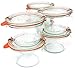 WECK Weck 741 - 0.25 Liter Mold Jars with Lids - 6 Rings and 12 Clamps - Image 2
