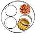NewlineNY NewlineNY Stainless Steel 5 Pcs Circular Round Tart Rings, Molding, Plating, Set of 5 : 1 x (28cm 11") + 4 x (10cm 4")  - Image 2