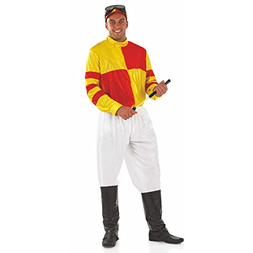 Fun Shack Horse Jockey Costume for Men, Adult Jockey Halloween Outfit, Equestrian Theme Dress-Up Costume, Large - Image 1