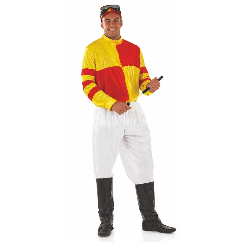 Fun Shack Horse Jockey Costume for Men, Adult Jockey Halloween Outfit, Equestrian Theme Dress-Up Costume, Large - Image 5