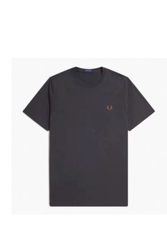 FRED PERRY Fred Perry Men's short sleeve T-shirt Summer casual wheat embroidery pure cotton crew neck simple base 