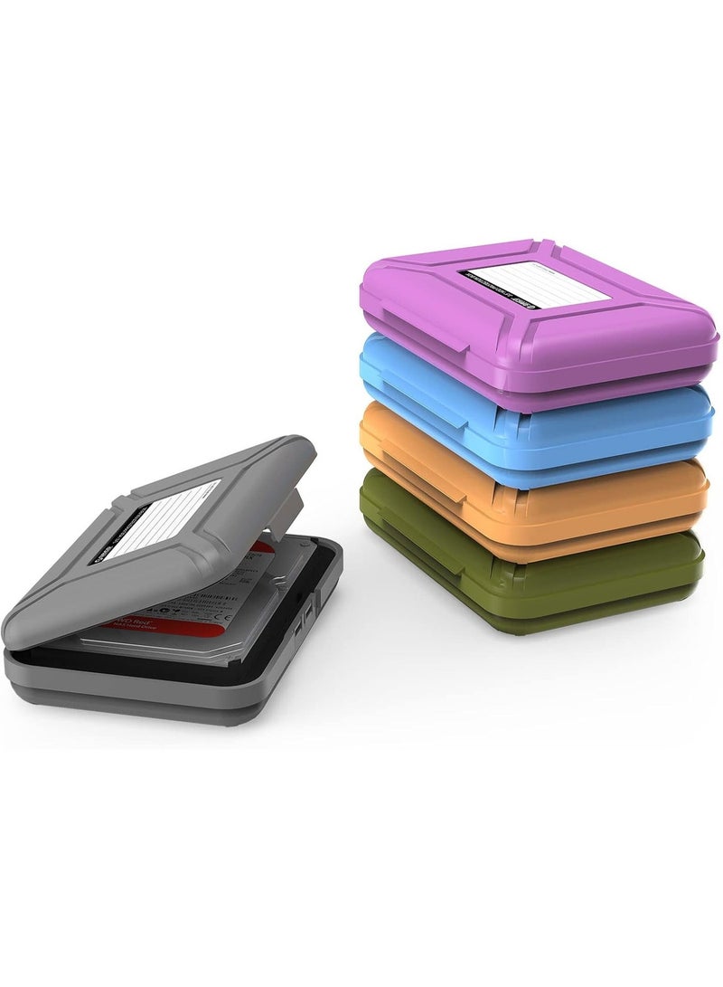 ORICO Portable 3.5 Inch Hard Drive Carrying Case Protective Disk Box Storage Cover for HDD/SSD (Multicolor)-PHX - Image 1