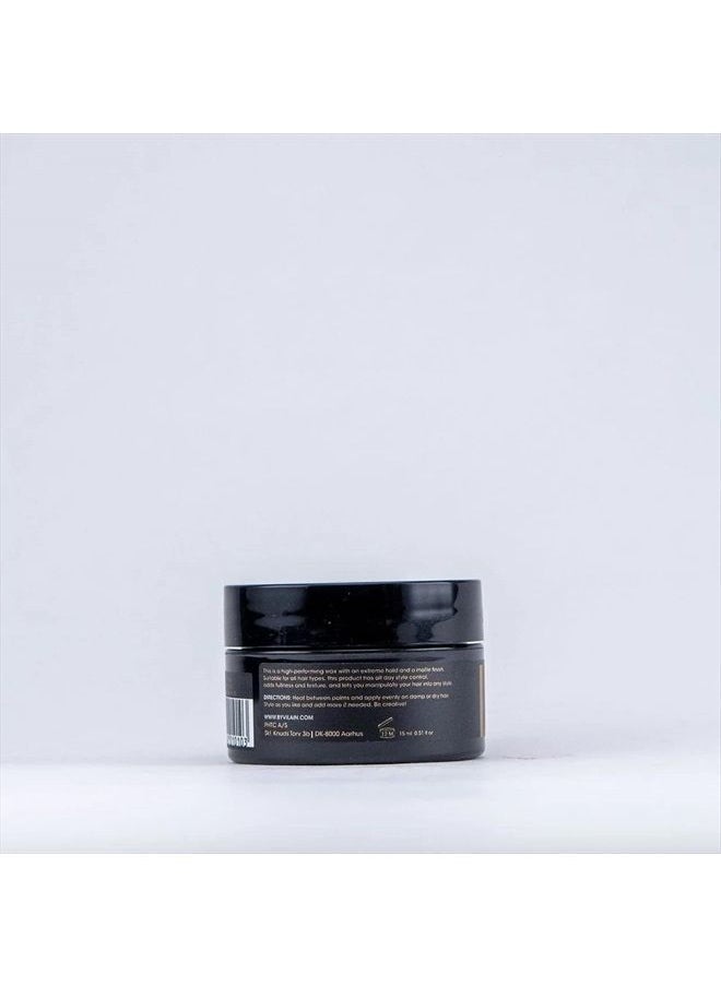 By Vilain Gold Digger Hair Wax - Super Strong Hold Matte Finish Clean Cut Look Long Lasting Hair Pomade Easy to Style for Fullness & Texture Smoothing & Slick Hair Molding Wax Paste Gel for Men 15ml  - Image 3