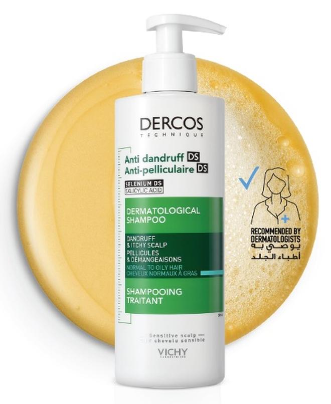 VICHY DERCOS REFILL RECHARGE ANTI-DANDRUFF SHAMPOONORMAL TO OILY HAIR 390ML