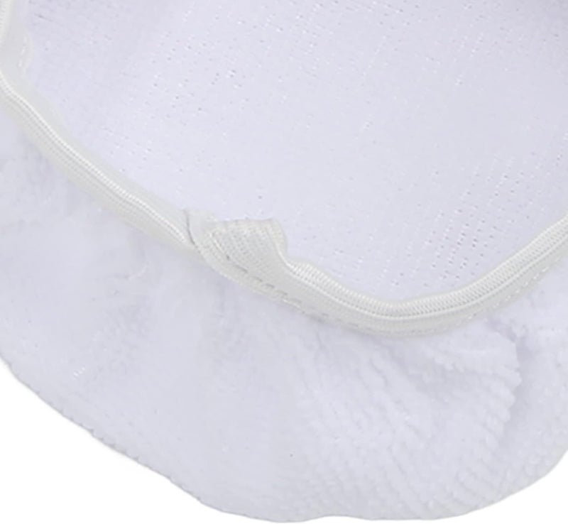 Car Polishing Pad Bonnet Set Soft Microfiber Cotton Wool Fleece Buffing Pad Cover for 6in Car Polisher, 8pcs Universal Application - Image 2