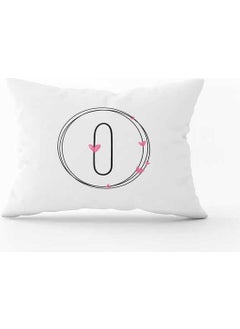 Cango Home Pink Heart and Black Letters Double Sided Digital Printed Throw Pillow COVER-HRF05-O-3550 
