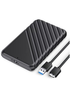 KASTWAVE 2.5 inch External Hard Drive SSD Enclosure USB 3.0 to SATA3 7mm and 9.5mm SATA HDD SSD Tool with UASP Supported for PC Laptop and Mac  - Image 1